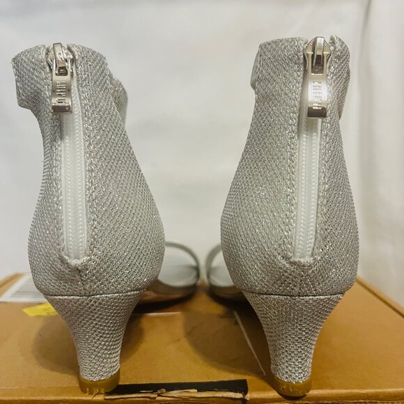 IDIFU NWB-Women's 2" Kitten Heels-Formal Stretch Strappy Ankle-Open Toe-Sz. 9 - Picture 13 of 16